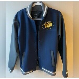 Michigan Wolverines Nike Bomber 1000 Wins PE Jacket NWOT Size Small
